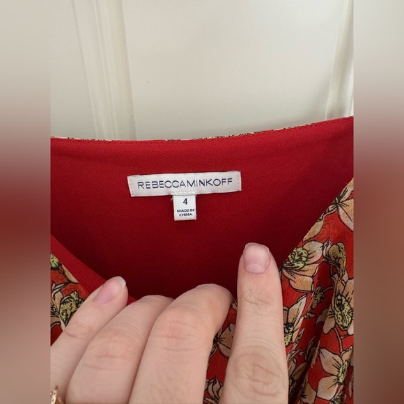 Rebecca Minkoff Floral Clarissa Dress Size 4 - Picture 2 of 6